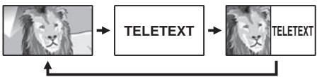 SHARP LC-LU820E - Turning teletext on/off - 1