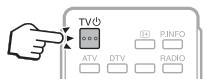 SHARP LC-LU820E - Switching on from standby - 2