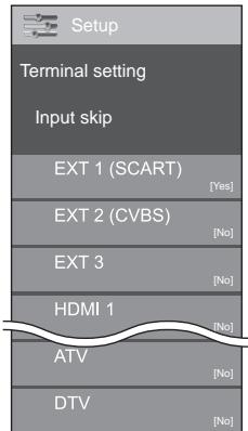SHARP LC-LU820E - Input skip - 1