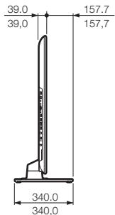 SHARP LC-LU820E - Dimensional drawings - 4
