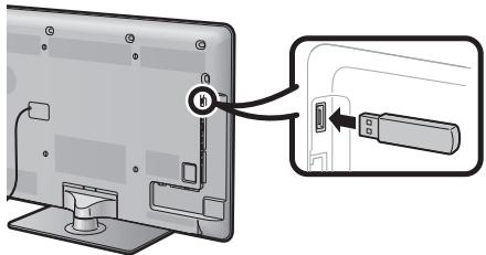 SHARP LC-LU820E - Connecting a USB device - 1