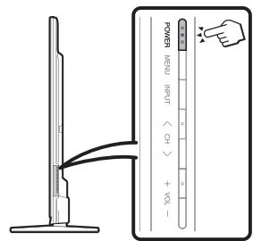 SHARP LC-60LE635E - Preparation - Setting the TV - 1