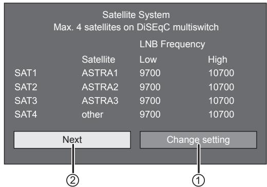SHARP LC-60LE635E - Searching for satellite broadcasts (635 series only) - 2