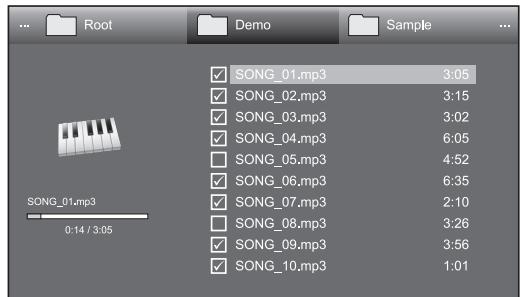 SHARP LC-60LE635E - Selecting the BGM - 1