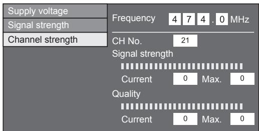 SHARP LC-60LE635E - Checking channel strength - 1