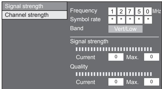 SHARP LC-60LE635E - Checking channel strength - 3