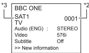 SHARP LC-60LE635E - Channel display - 3