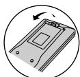 SHARP DV-SL10S(Q) - Mise en place des piles - 1