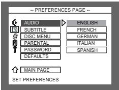 SHARP HT-CN500DVH - Changing the setup menu (continued) - 1