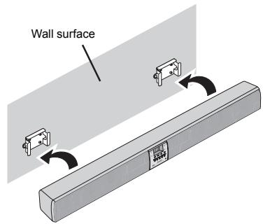 SHARP HT-SB300 - ■ Installing the speaker - 1