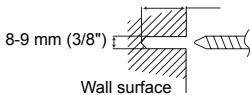 SHARP HT-SB300 - ■ Wall mount angle fixed to the wall (Horizontal position) - 2