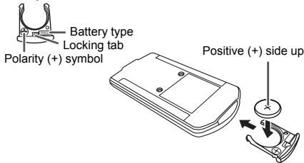 SHARP HT-SB300 - ■ Battery installation - 2