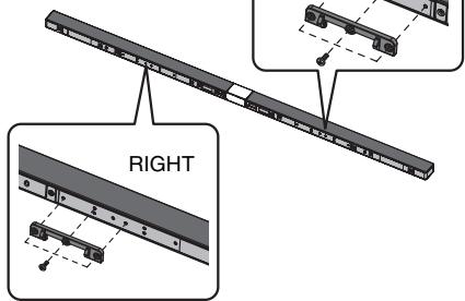 SHARP HT-SL70 - To mount the sound bar on the wall - 2
