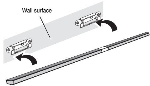 SHARP HT-SL70 - Installing the sound bar - 1