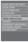 SHARP BD-HP50U - Select a menu item - 1