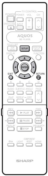 SHARP BD-HP50U - Select a menu item - 2