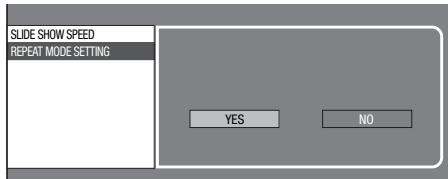 SHARP BD-HP50U - Setting slide show speed/repeat playback - 2