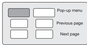 SHARP BD-HP50U - Using the pop-up menu - 1