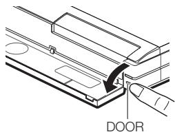 SHARP BD-HP50U - Opening the front panel door - 1