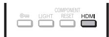SHARP BD-HP50U - Switching the video output between HDMI and Component video - 1