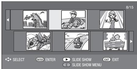 SHARP BD-HP50U - Playing back still images in a selected folder - 2