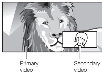 SHARP BD-HP50U - Use of Picture in Picture function (secondary video playback) - 1