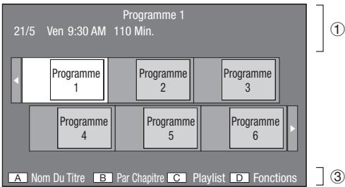 SHARP BD-HP22S - À propos de la Liste Titre - 1