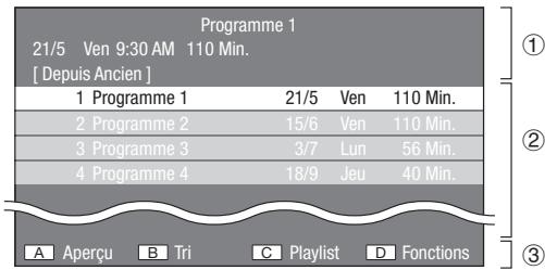SHARP BD-HP22S - À propos de la Liste Titre - 3