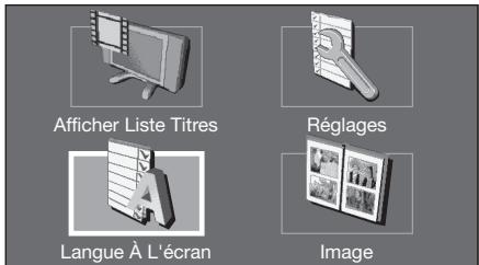 SHARP BD-HP22S - Modification de la langue de l'affichage à l'écran - 1