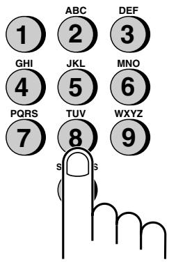 SHARP FO-1660M - Press the SEARCH/R key. - 2
