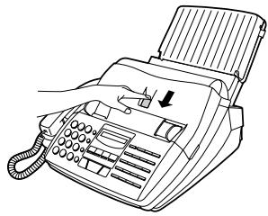 SHARP FO-1660M - Clearing jammed fax paper - 1