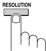 SHARP FO-1660M - Setting the resolution and contrast - 1