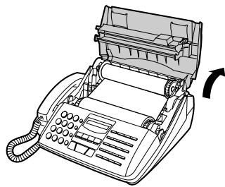 SHARP FO-1660M - Clearing jammed fax paper - 3