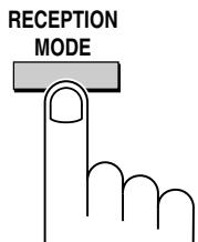 SHARP FO-1660M - Setting the reception mode - 1