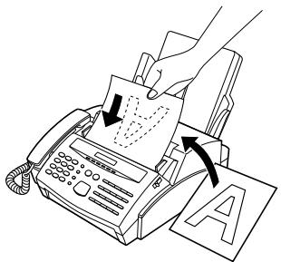 Illustration of a hand printing a document using a lathe machine, with letter 'A' written on the paper.