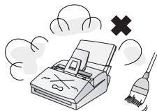 SHARP FO-3150 - Points to keep in mind when setting up - 3
