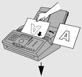 SHARP FO-3150 - Load the document. - 2