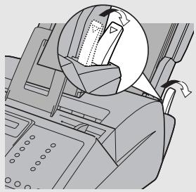 SHARP FO-3150 - Push the paper release lever back down. - 1