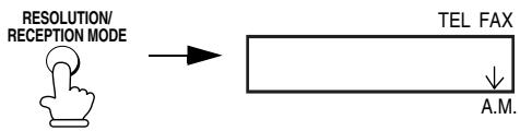 SHARP FO-3150 - Using A.M. Mode - 1