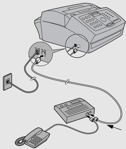 SHARP FO-3150 - Connecting an Answering Machine - 2