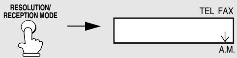 SHARP FO-3150 - Set the reception mode to A.M. - 1