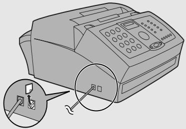 SHARP FO-3150SE - Connecting an Answering Machine - 1