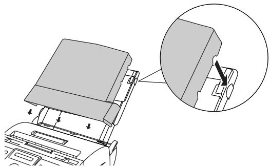 SHARP FO-3150SE - Attaching the paper trays - 2