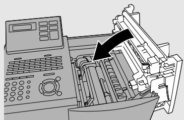 SHARP FO-5900 - Close the print compartment cover. - 1
