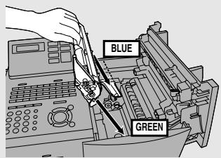 SHARP FO-5900 - Replace the drum cartridge. - 1