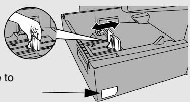 SHARP FO-5900 - Loading paper in the paper tray - 3