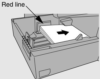 SHARP FO-5900 - Loading paper in the paper tray - 2