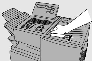 SHARP FO-5900SE - Adjust the document guides to the width of your document. - 1