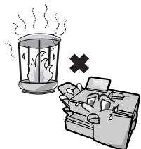 SHARP FO-5900SE - Do not place the machine in direct sunlight. - 1