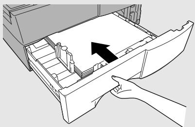 SHARP FO-5900SE - Loading paper in the paper cassette (if installed) - 5